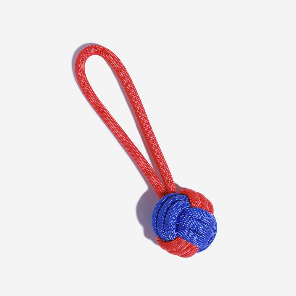 Jouet pour chien remorqueur en corde Knots - Color Clash