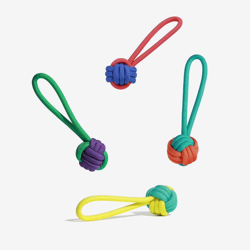 Knots Rope Tug Dog Toy - Color Clash