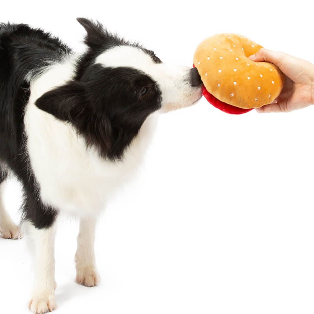 Plüsch-Quietschspielzeug für Hunde – Big Mac