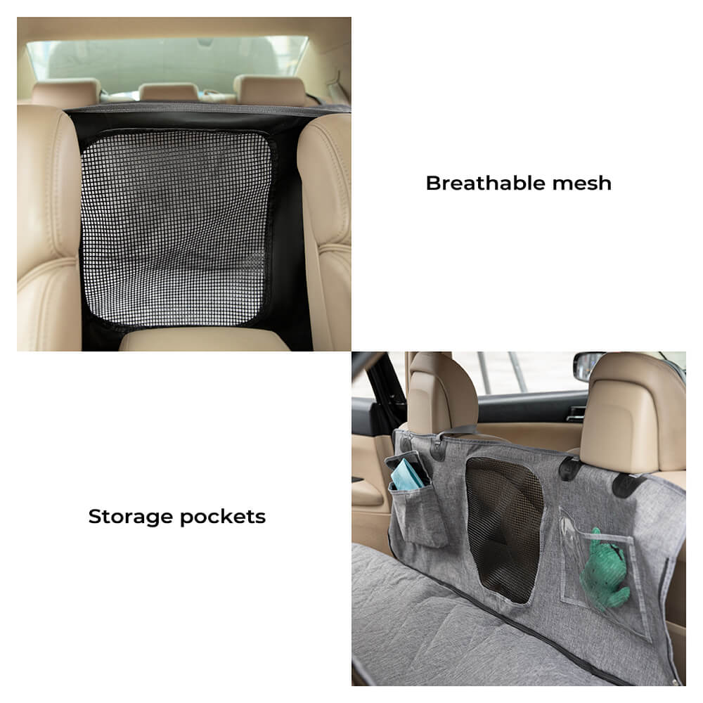 Cubierta de asiento de coche para perros resistente a los arañazos, impermeable, de tela catiónica, Oxford