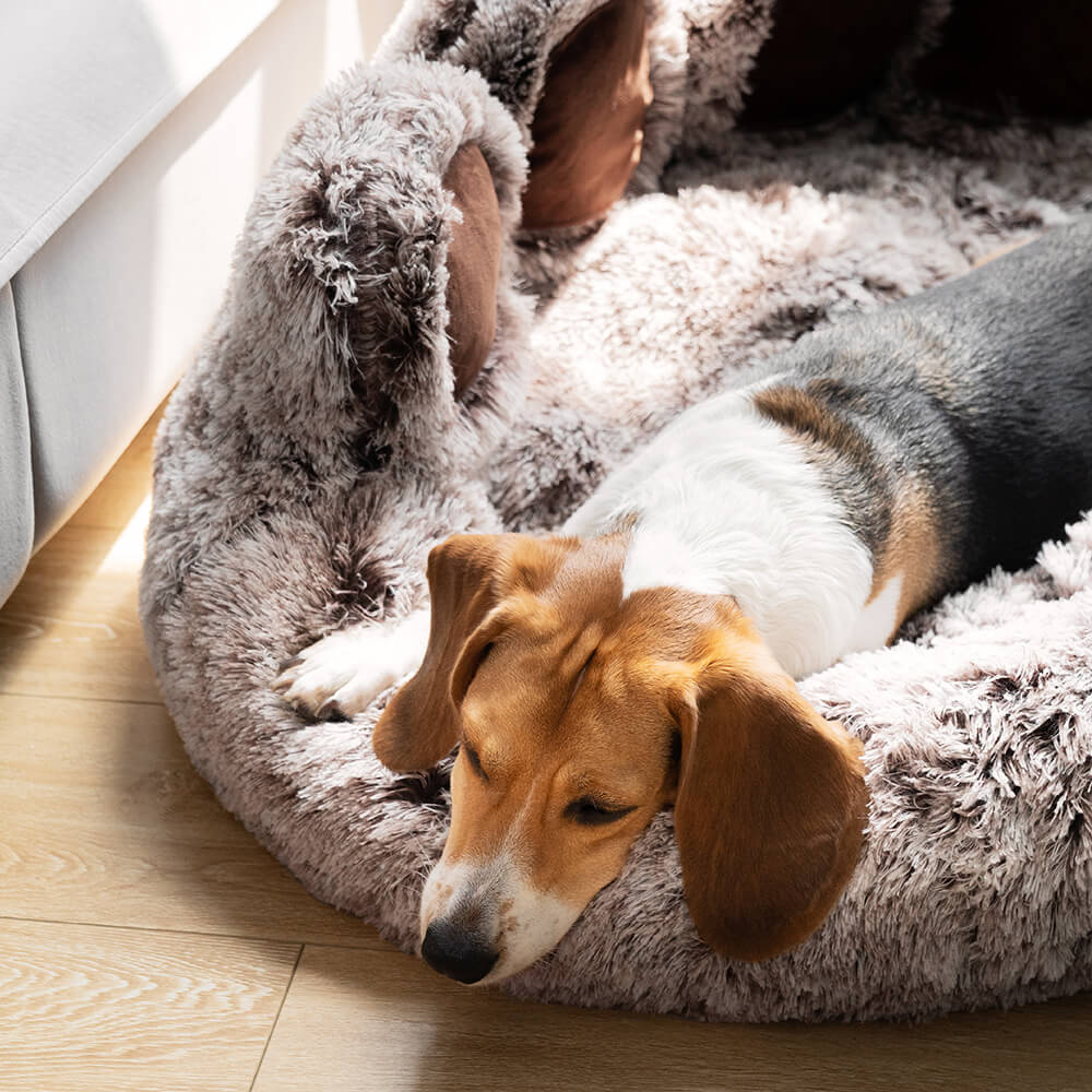 Cama redonda grande para perros - Fuzzy Paw