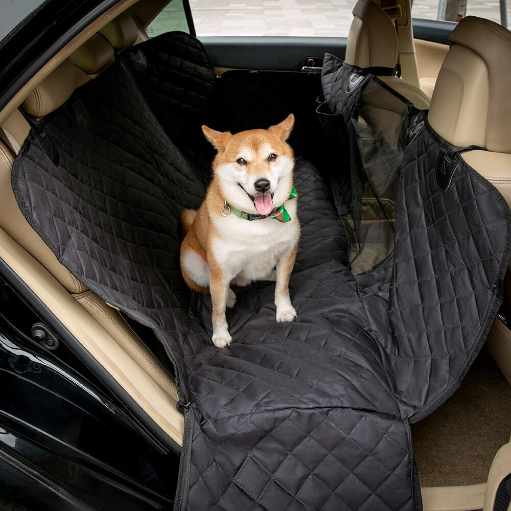 Housse de siège de voiture multifonctionnelle pour chien en tissu Oxford