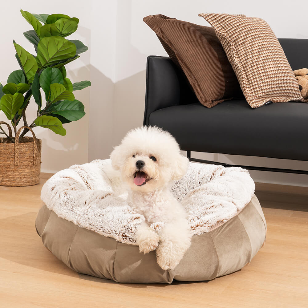 Super Soft Luxury Dutch Velvet Calming Orthopedic Dog Bed