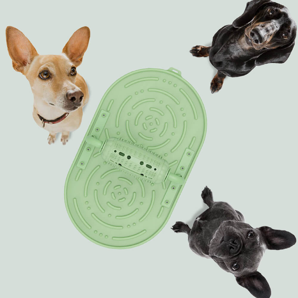 Tapis à alimentation lente pour chien qui fuit à rouleau amélioré