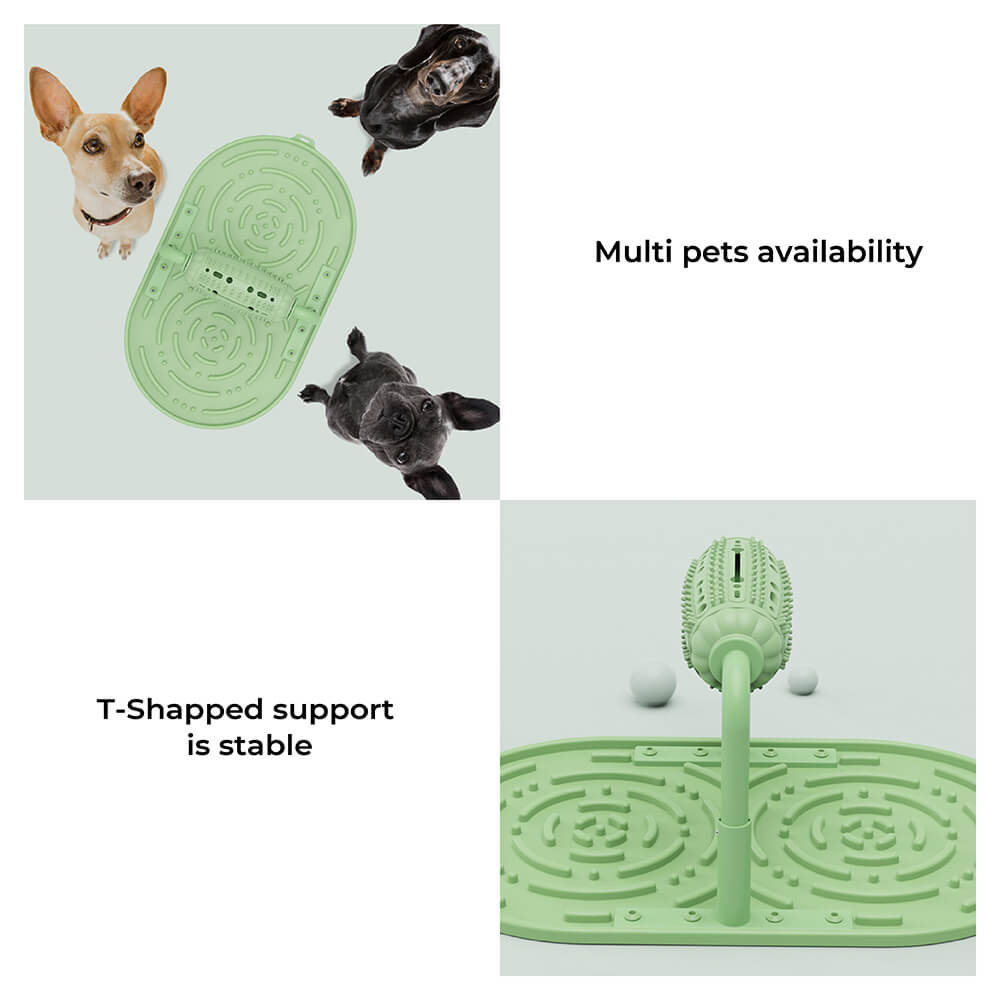 Tapis à alimentation lente pour chien qui fuit à rouleau amélioré