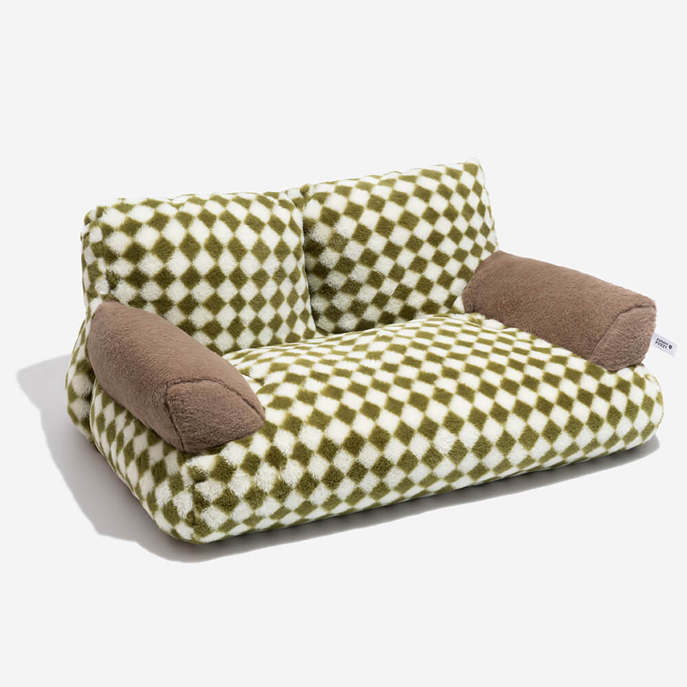 Vintage Leisure Diamond Hunde- und Katzensofa