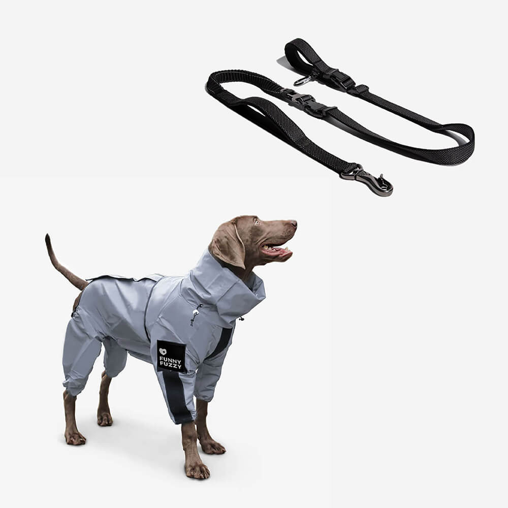 Chubasquero reflectante impermeable para todo tipo de clima, accesorios para perros geniales