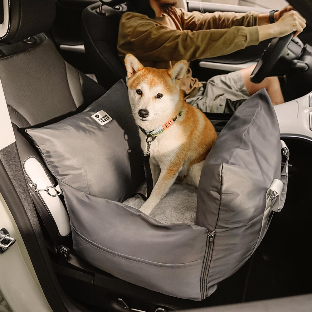 Waterproof Dog Car Seat Bed - First Class