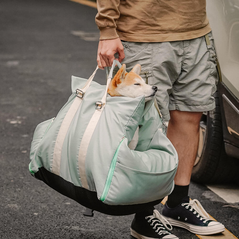 Lit de siège d'auto pour chien imperméable - Première classe