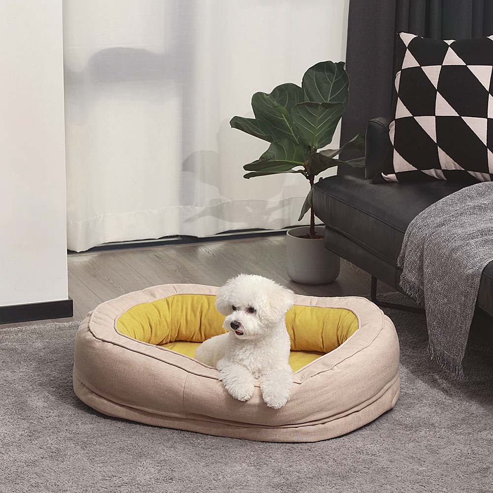 Lit orthopédique moelleux pour chien Donut