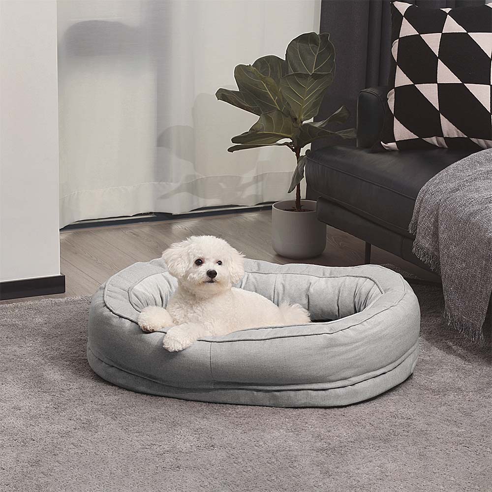 Lit orthopédique moelleux pour chien Donut